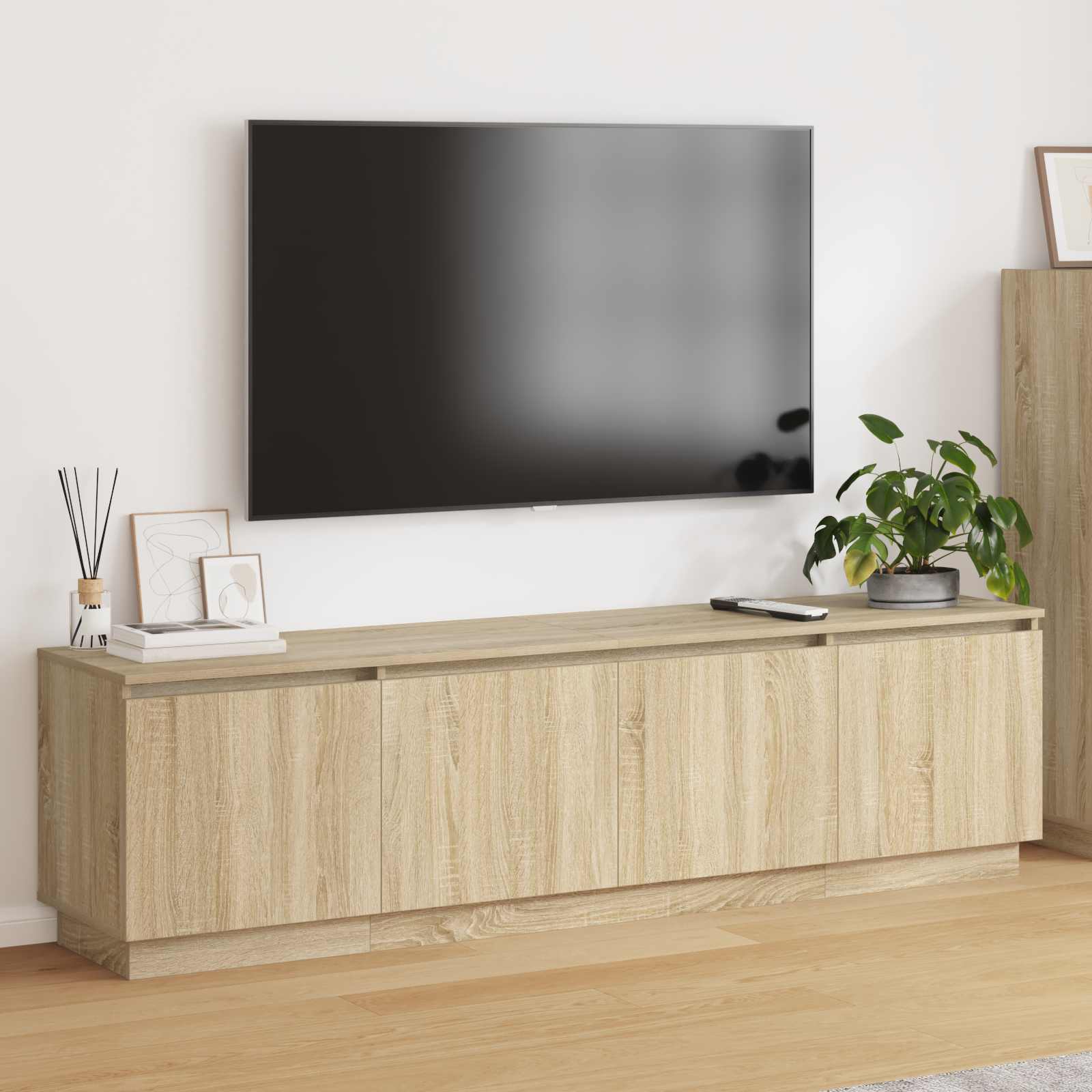 vidaXL TV-Schränk Sonoma-Eiche 180 x 38 x 49 cm Holzwerkstoff