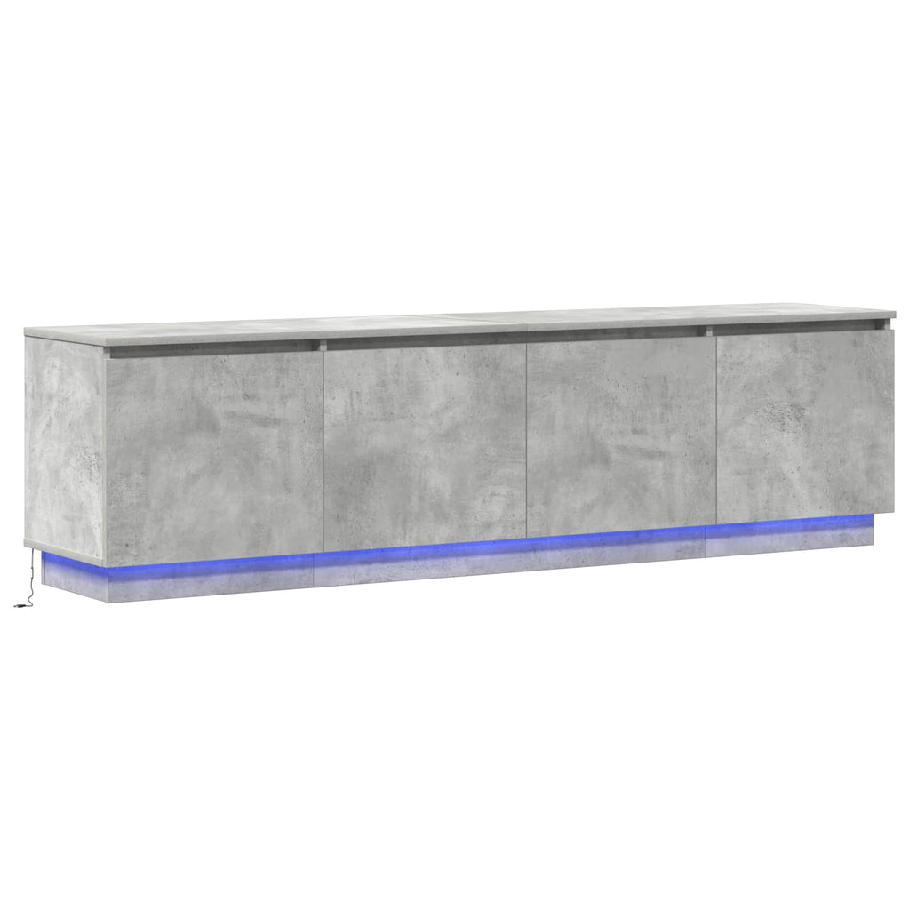 vidaXL TV-Schränk Beton Grau 180 x 38 x 49 cm Holzwerkstoff