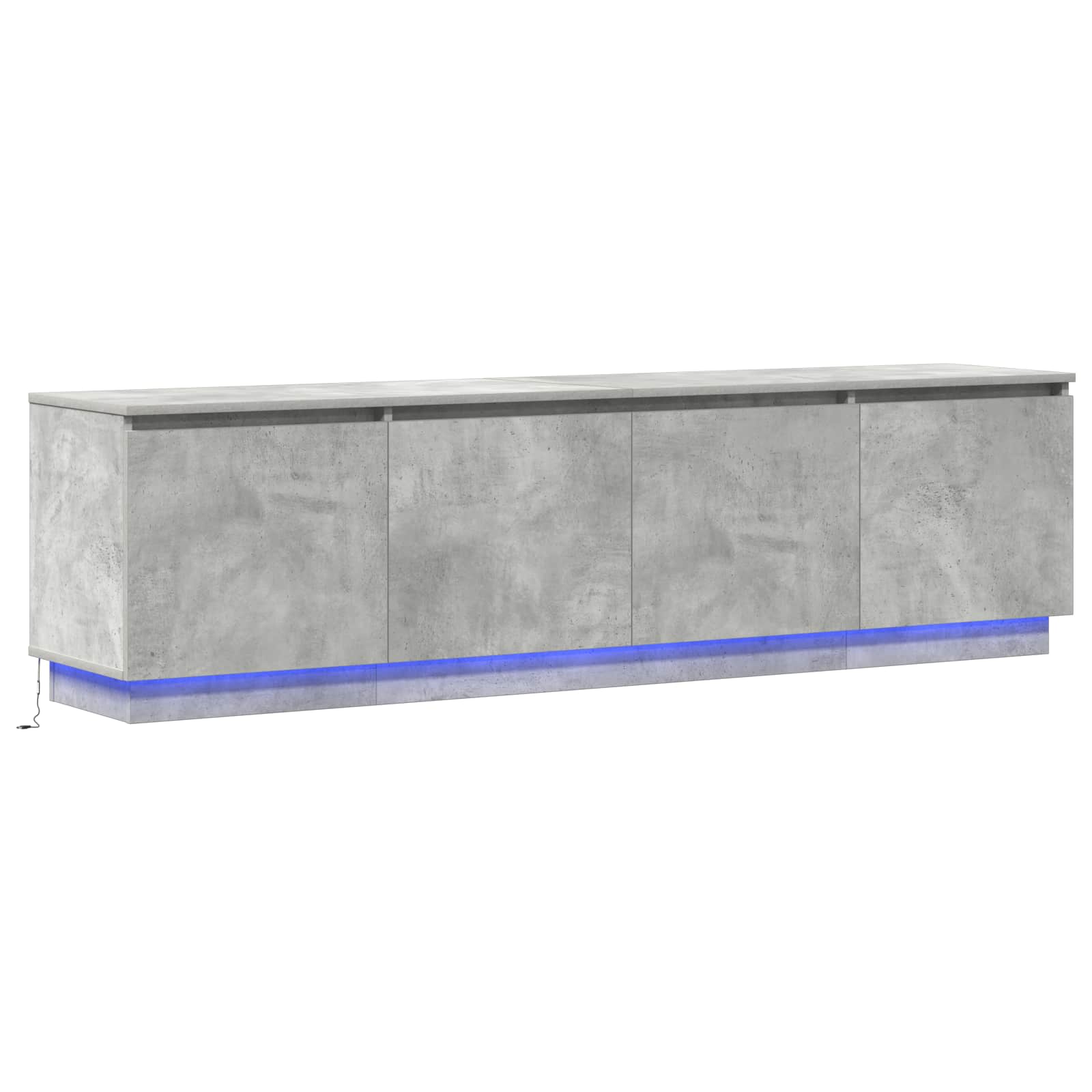 vidaXL TV-Schränk Beton Grau 180 x 38 x 49 cm Holzwerkstoff