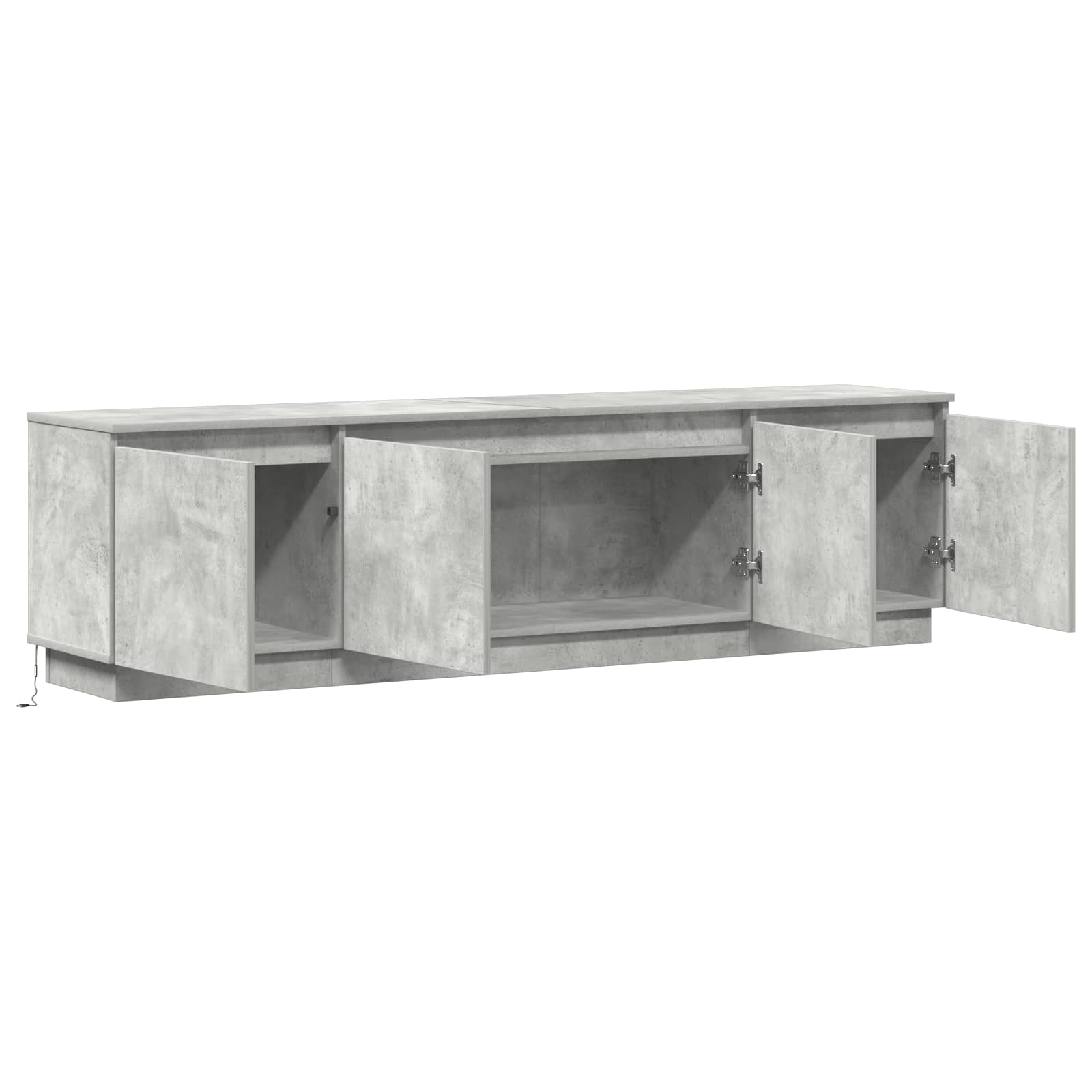 vidaXL TV-Schränk Beton Grau 180 x 38 x 49 cm Holzwerkstoff