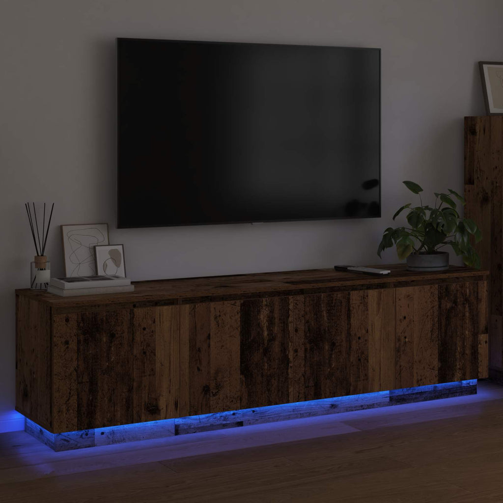 vidaXL TV-Schränk Altholz 180 x 38 x 49 cm Holzwerkstoff
