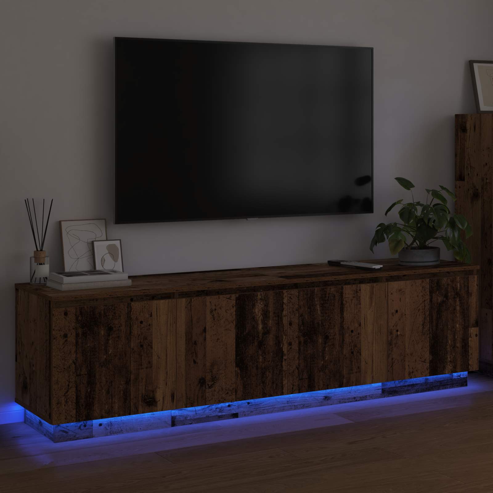 vidaXL TV-Schränk Altholz 180 x 38 x 49 cm Holzwerkstoff