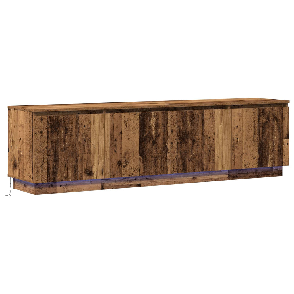 vidaXL TV-Schränk Altholz 180 x 38 x 49 cm Holzwerkstoff