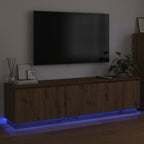 vidaXL TV-Schränk Artisan-Eiche 180 x 38 x 49 cm Holzwerkstoff