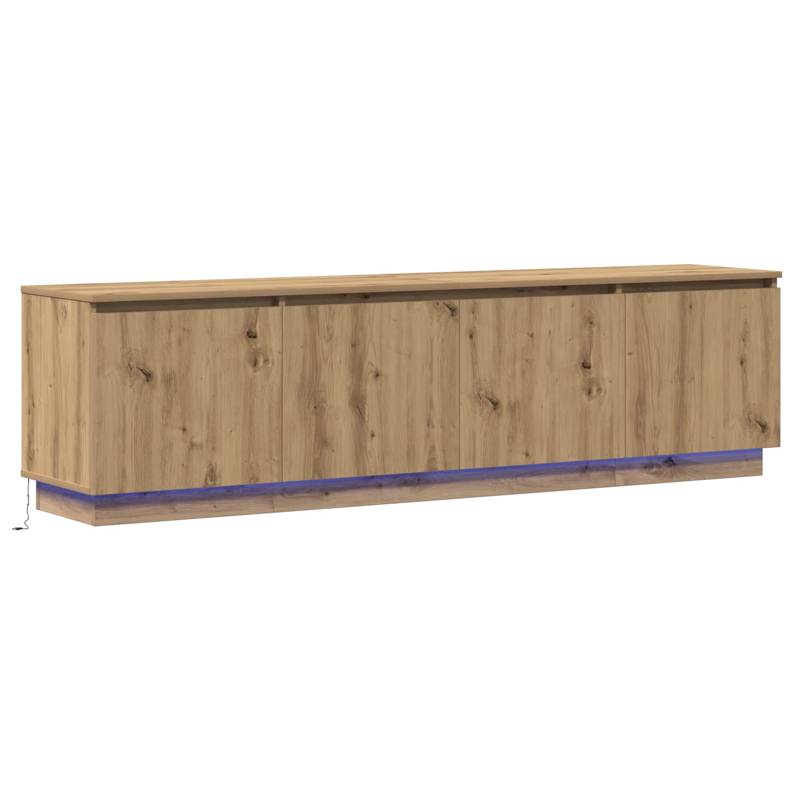 vidaXL TV-Schränk Artisan-Eiche 180 x 38 x 49 cm Holzwerkstoff