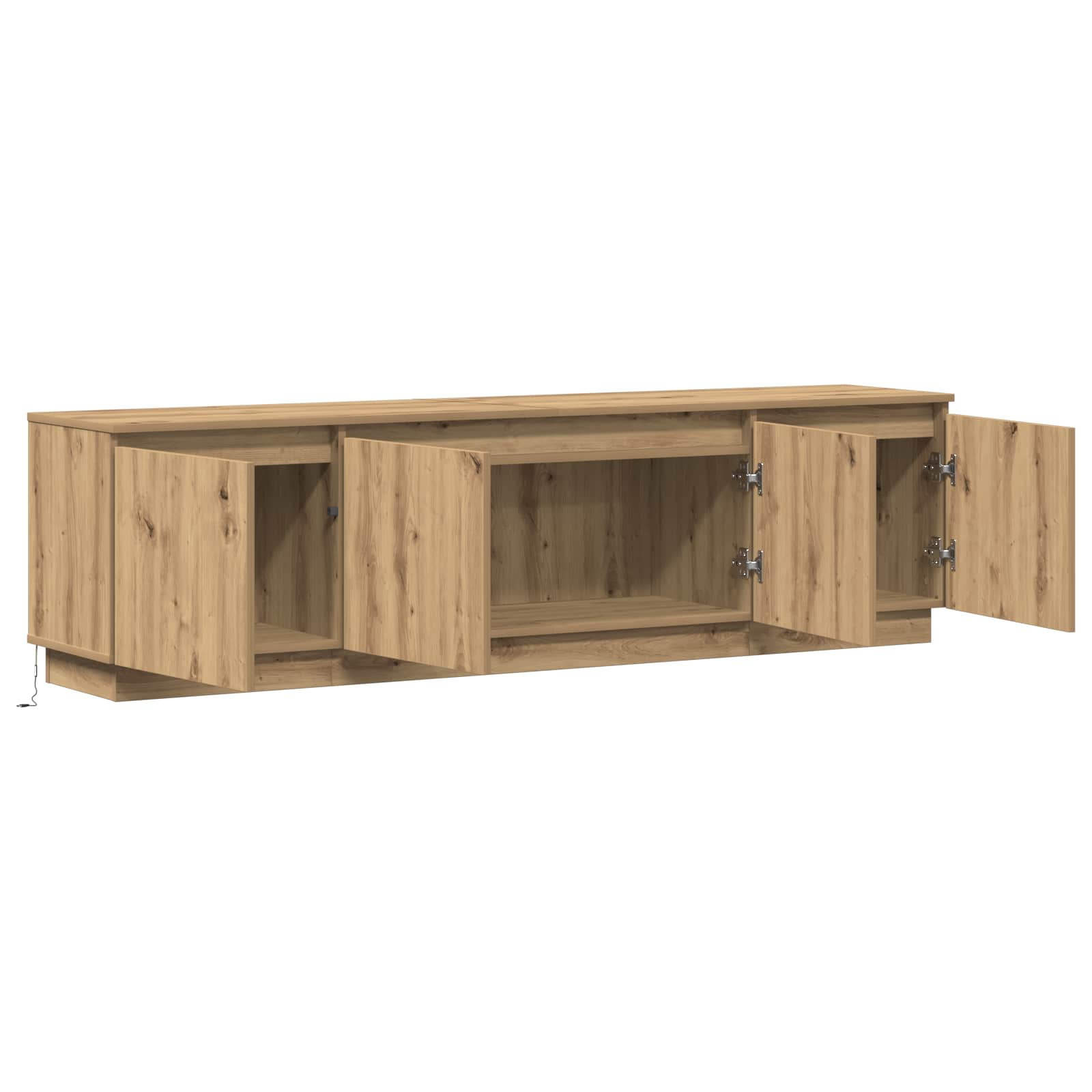vidaXL TV-Schränk Artisan-Eiche 180 x 38 x 49 cm Holzwerkstoff