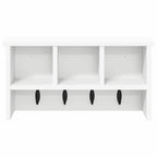 vidaXL Wandmontierter nachttisch Weiß 50 x 16 x 26 cm Holzwerkstoff