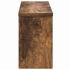 vidaXL Wandmontierter nachttisch Geräucherte Eiche 50 x 16 x 26 cm