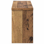 vidaXL Wandmontierter nachttisch Altholz 50 x 16 x 26 cm Holzwerkstoff