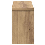 vidaXL Wandmontierter nachttisch Artisan-Eiche 50 x 16 x 26 cm