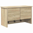 vidaXL Wandmontierter nachttisch mit Tür Sonoma-Eiche 50 x 20 x 30 cm
