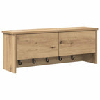 vidaXL Wandmontierter nachttisch mit Tür Artisan-Eiche 80 x 20 x 30 cm