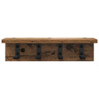 vidaXL Wandmontierter nachttisch Altholz 40 x 10,5 x 10,5 cm