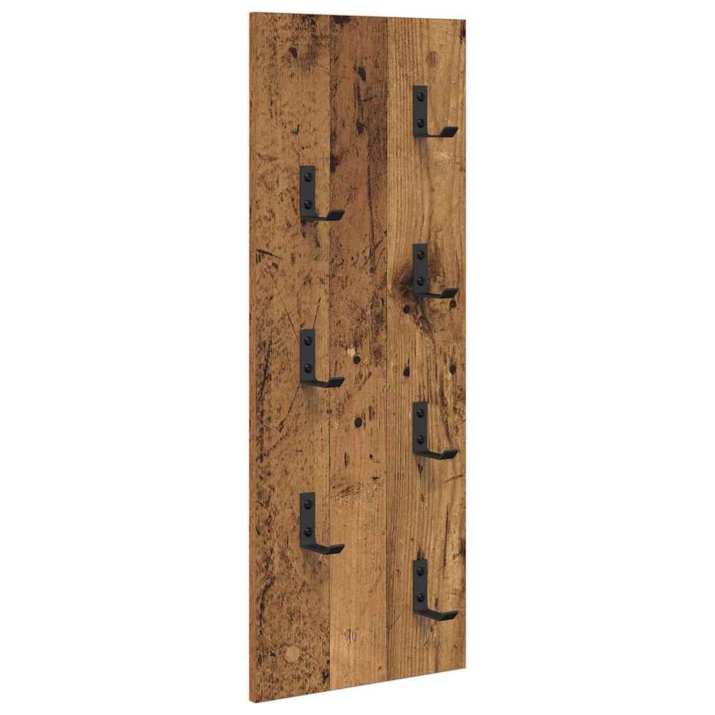 vidaXL Wandmontierter nachttisch Wandmontiert Altholz 30 x 1,5 x 80 cm
