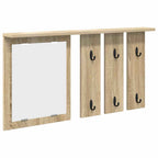 vidaXL Wandmontierter Kleiderständer Sonoma-Eiche 85 x 10 x 45 cm