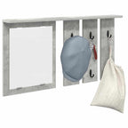 vidaXL Wandmontierter Kleiderständer Betongrau 85 x 10 x 45 cm