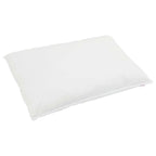 vidaXL Winterbettdecke mit Kissen 2 pcs Weiß Daunenfeder