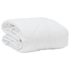 vidaXL Sommerdecke mit Kissen 2 pcs Weiß Mikrofaser