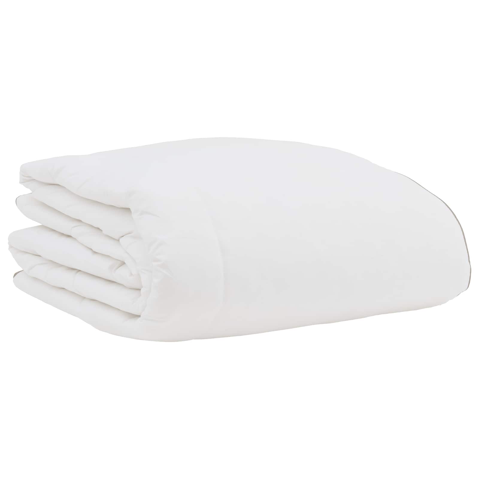 vidaXL Winterbettdecke mit Kissen 3 pcs Weiß Daunenfeder