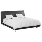 vidaXL Winterbettdecke mit Kissen 3 pcs Weiß Daunenfeder