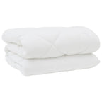 vidaXL Decke mit Kissen 3 pcs Weiß Mikrofaser und Daunenfedern