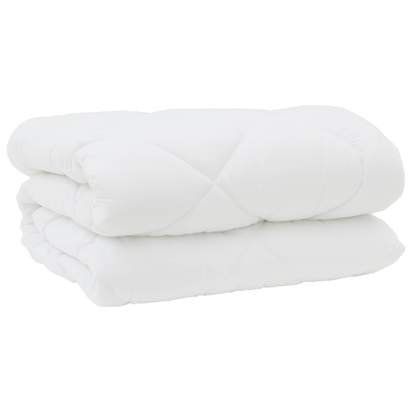 vidaXL Decke mit Kissen 3 pcs Weiß Mikrofaser und Daunenfedern