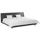 vidaXL Decke mit Kissen 3 pcs Weiß Mikrofaser und Daunenfedern