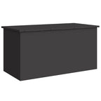 vidaXL Außenlagerbox Schwarz 100 x 50,5 x 50 cm Stahl