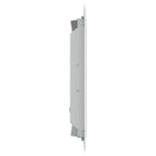 vidaXL Zugangsklappe 2 pcs Weiß 23 x 23 x 3 cm Stahl