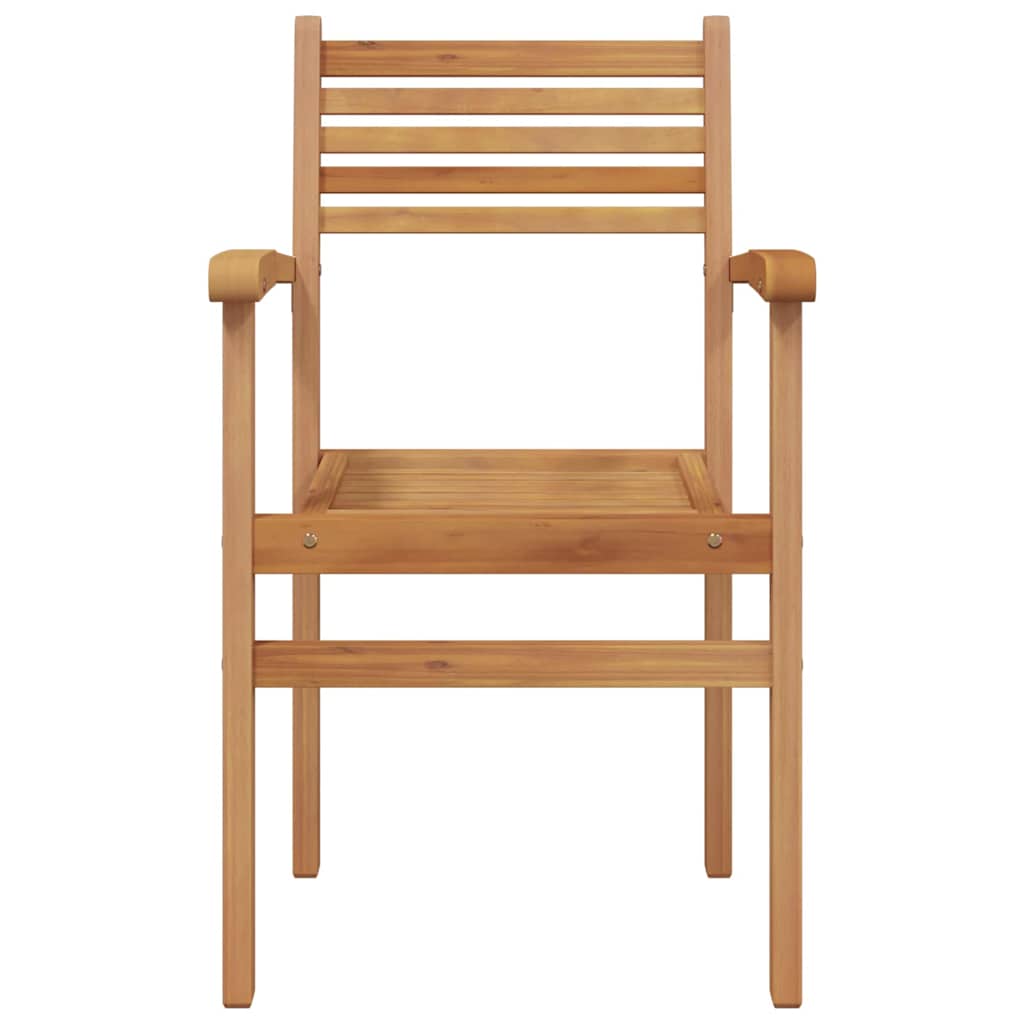 vidaXL Stuhl 6 pcs Braun 56 x 55 x 90,5 cm Massivholz Teak