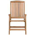 vidaXL Garten Essgruppe 4 pcs Braun Massivholz Teak