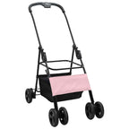 vidaXL Faltbarer Haustierwagen Rosa 81 x 47 x 99 cm Polyester