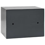 vidaXL Digitaler Safe mit Schloss Dunkelgrau 23 x 17 x 17 cm Stahl
