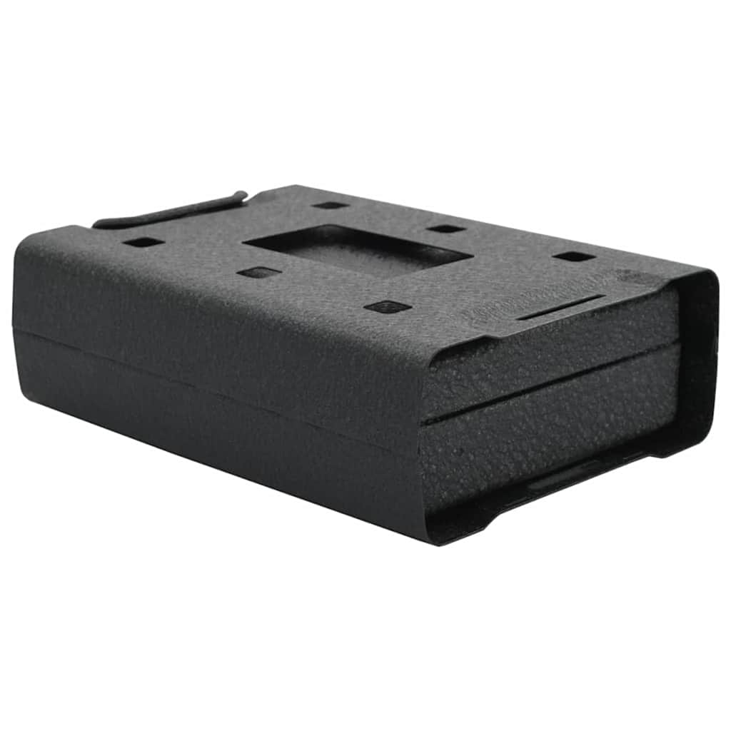 vidaXL Auto Safe mit Schloss Schwarz 22 x 16 x 7 cm Stahl