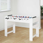 vidaXL Tischfußballtisch Weiß 125 x 60,5 x 80 cm Holzwerkstoff