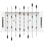 vidaXL Tischfußballtisch Weiß 125 x 60,5 x 80 cm Holzwerkstoff