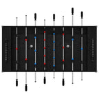 vidaXL Tischfußballtisch Schwarze Eiche 125 x 60,5 x 80 cm