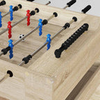 vidaXL Tischfußballtisch Sonoma-Eiche 125 x 60,5 x 80 cm Holzwerkstoff