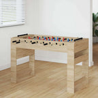 vidaXL Tischfußballtisch Sonoma-Eiche 125 x 60,5 x 80 cm Holzwerkstoff