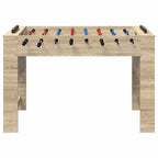 vidaXL Tischfußballtisch Sonoma-Eiche 125 x 60,5 x 80 cm Holzwerkstoff