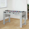 vidaXL Tischfußballtisch Betongrau 125 x 60,5 x 80 cm Holzwerkstoff