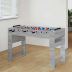 vidaXL Tischfußballtisch Graues Sonoma 125 x 60,5 x 80 cm