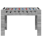 vidaXL Tischfußballtisch Graues Sonoma 125 x 60,5 x 80 cm