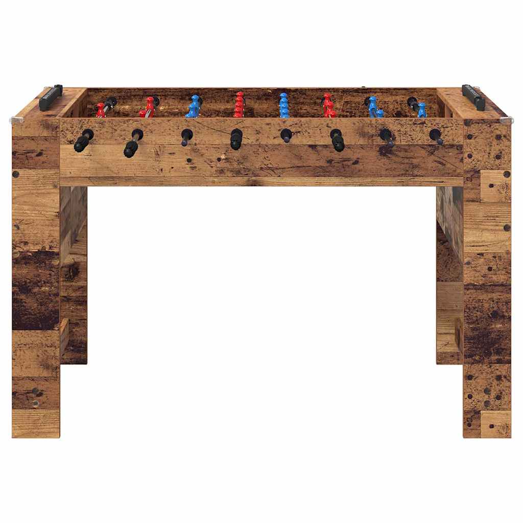 vidaXL Tischfußballtisch Altholz 125 x 60,5 x 80 cm Holzwerkstoff