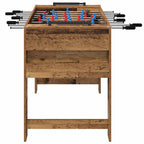 vidaXL Tischfußballtisch Altholz 125 x 60,5 x 80 cm Holzwerkstoff