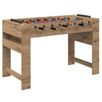 vidaXL Tischfußballtisch Artisan-Eiche 125 x 60,5 x 80 cm