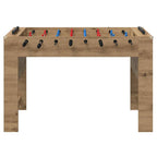 vidaXL Tischfußballtisch Artisan-Eiche 125 x 60,5 x 80 cm