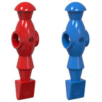vidaXL Tischfußball Spieler 22 pcs Blau und Rot 2,4 x 2,1 x 9,7 cm PP