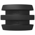 vidaXL Fußballtisch-Bumper 16 pcs Schwarz 3 x 3 x 2 cm TPE