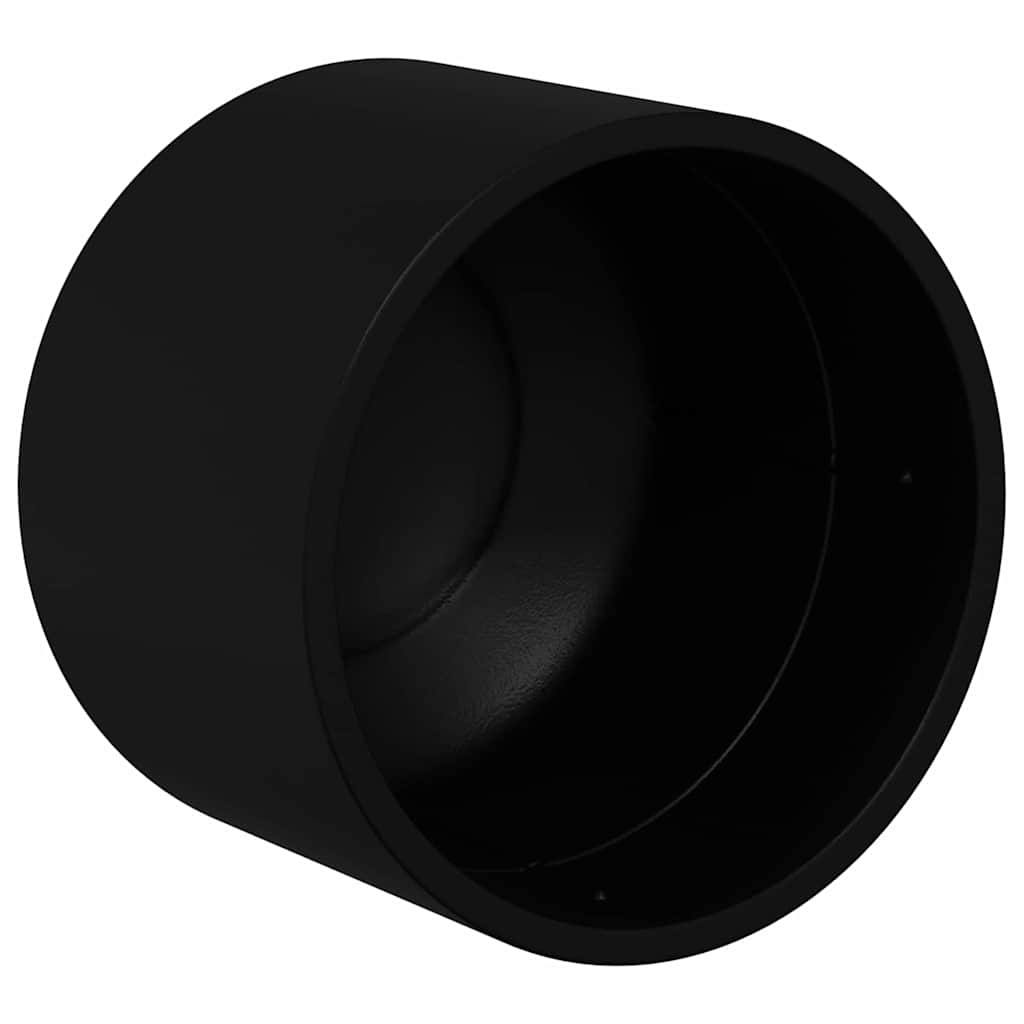vidaXL Tischfußball Tisch Endkappen 10 pcs Schwarz 1,9 x 1,9 x 1,6 cm